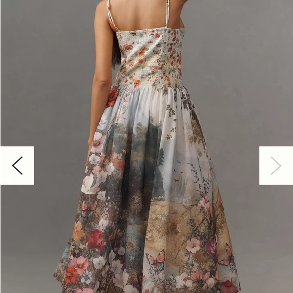 Anthropologie Floral Midi Dress - NWT - Picture 2 of 3